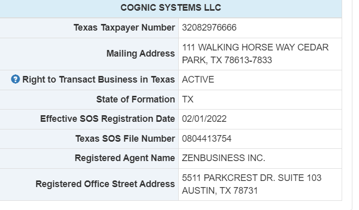 Cognic Systems Expands Its Global Footprint in Texas, USA
